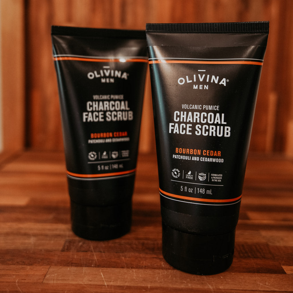 Bourbon Cedar Charcoal Face Scrub
