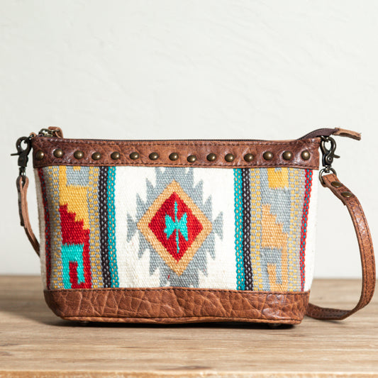 Aztec Woven Crossbody Bag