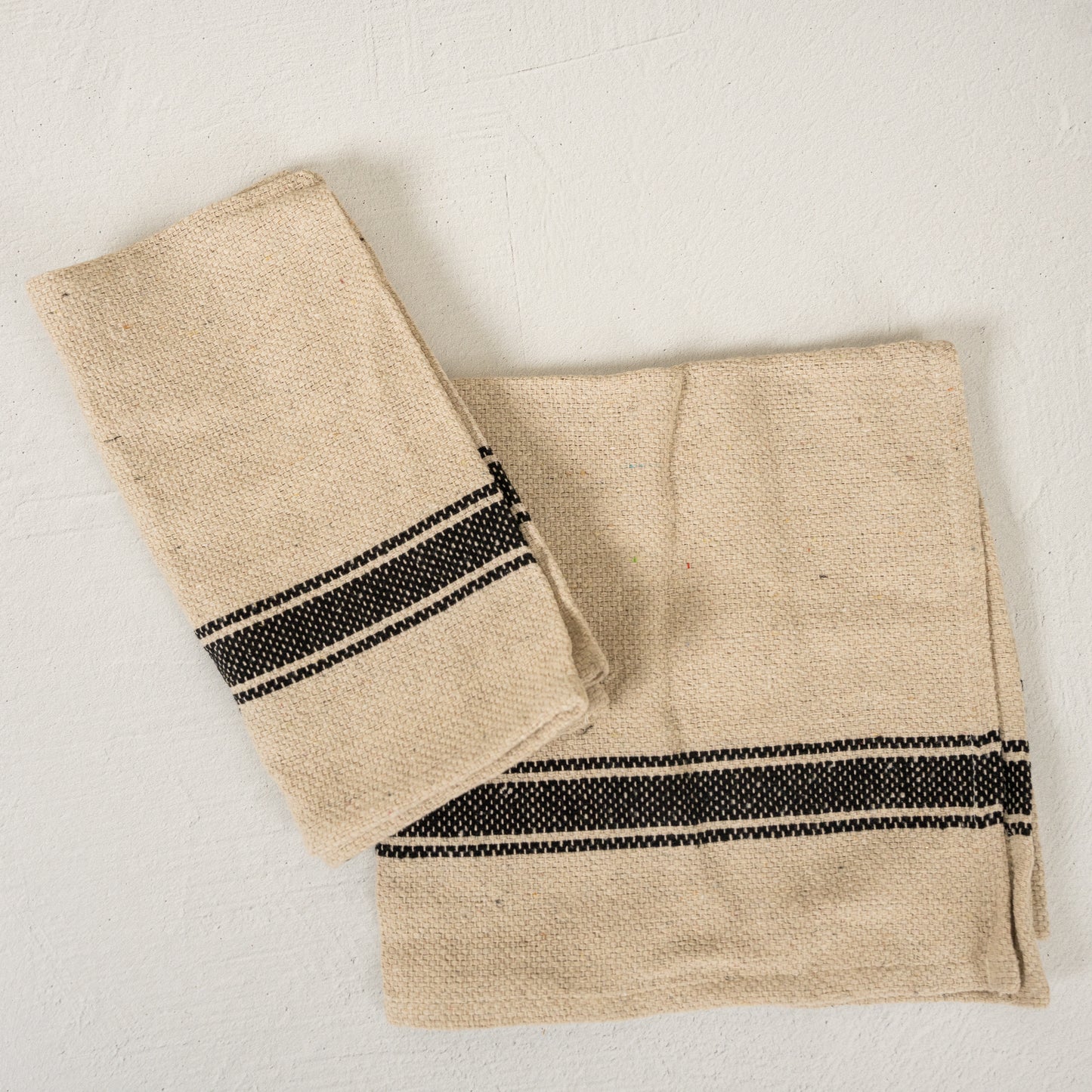 Black Stripe Kitchen Towels