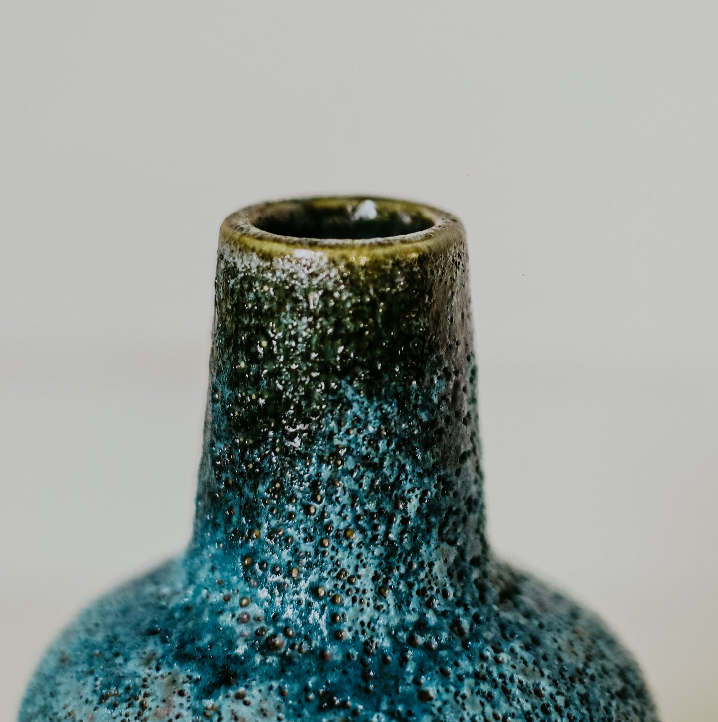 Turquoise Stoneware Vases