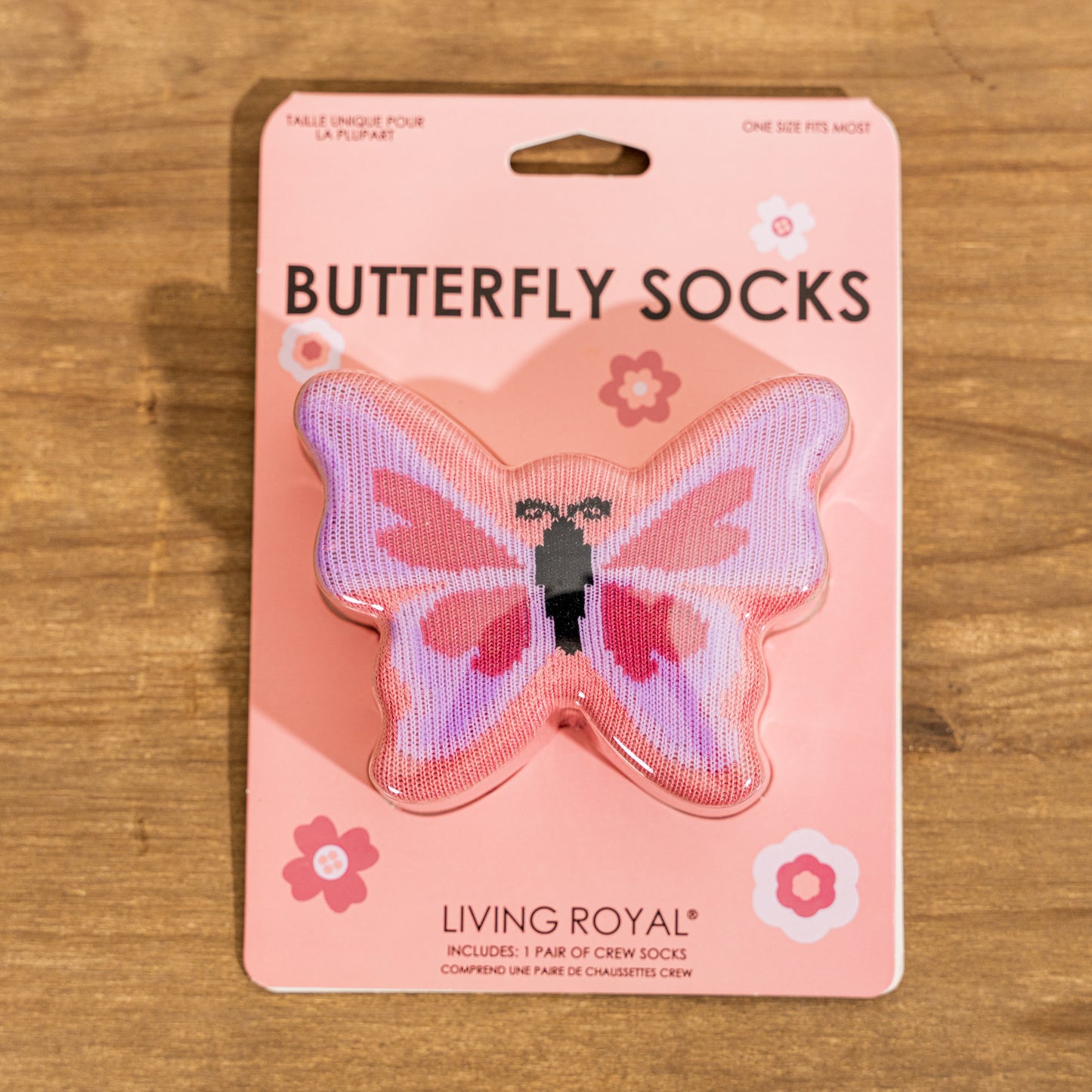 Butterfly Crew Socks