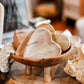 Carved Wooden Heart Bowl