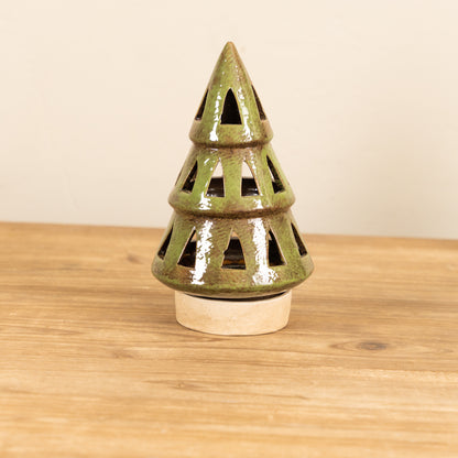 Ceramic Christmas Tree Lanterns