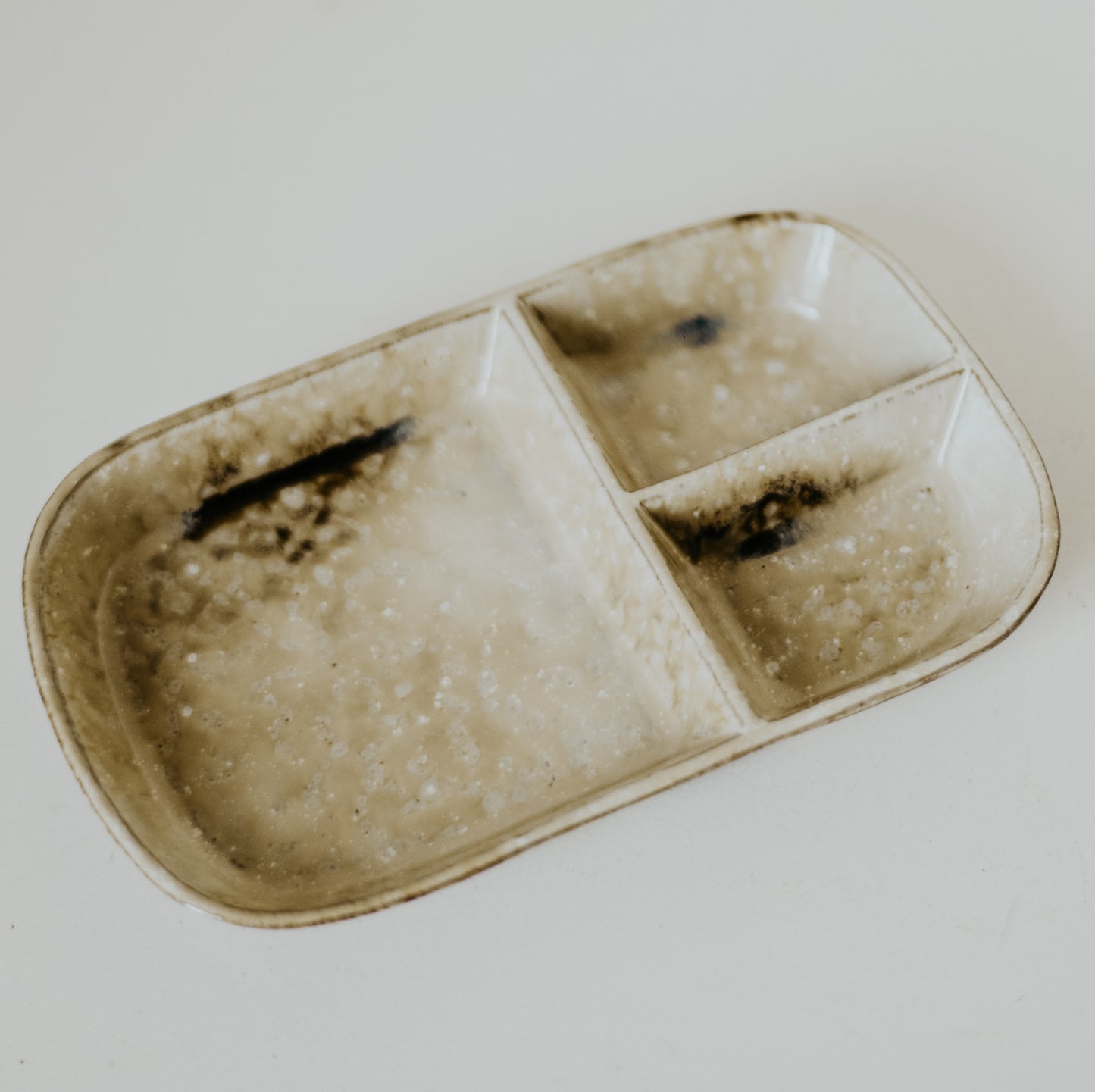 Sectioned Stoneware Plate