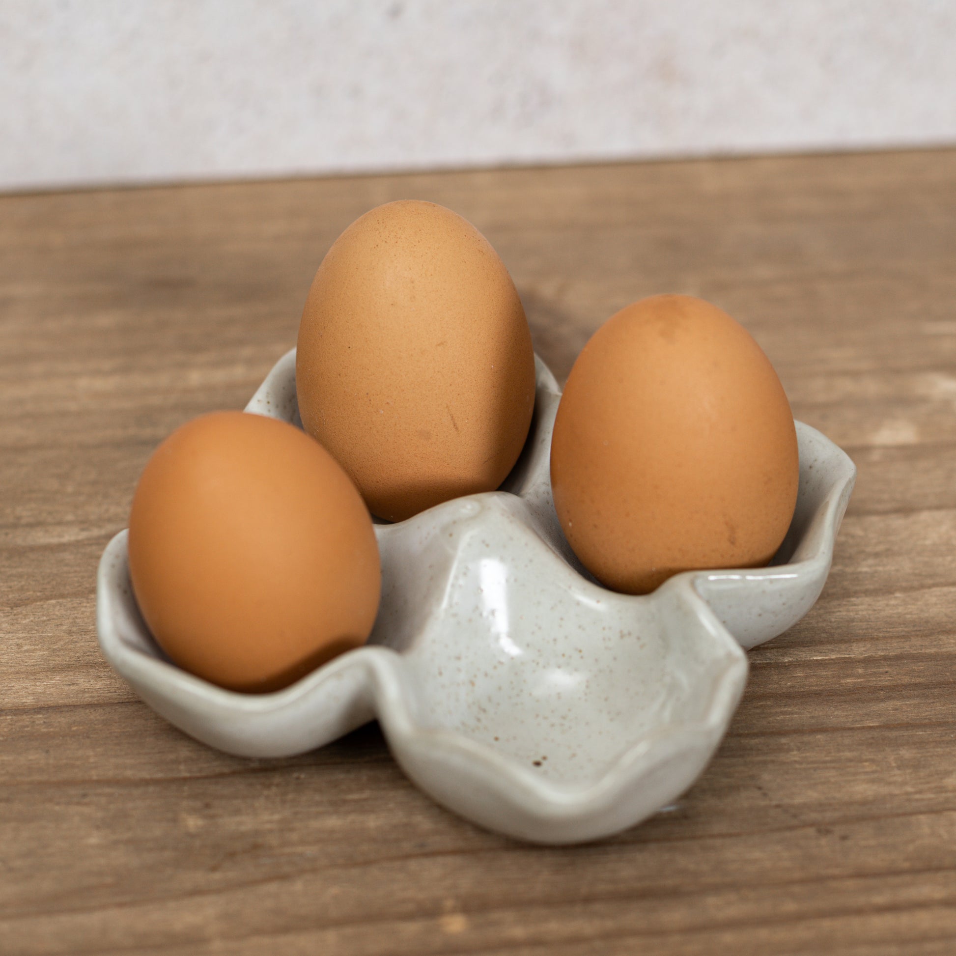 Handmade Speckled Egg Holder 