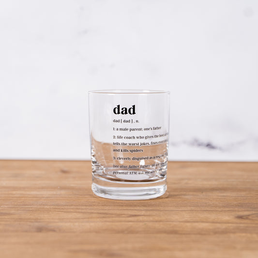 Dad Bourbon Glass