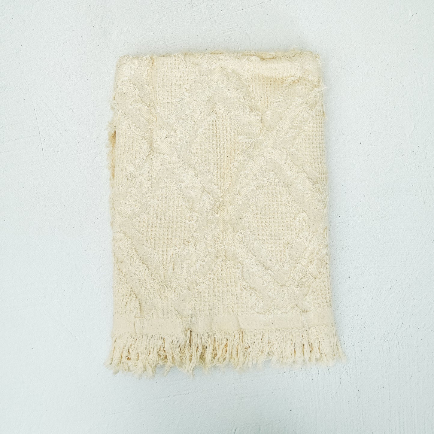 Diamond Fringe Throw