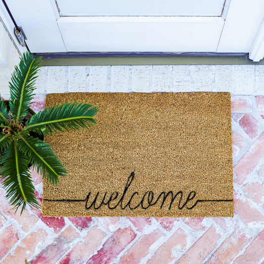 "Welcome" Doormat