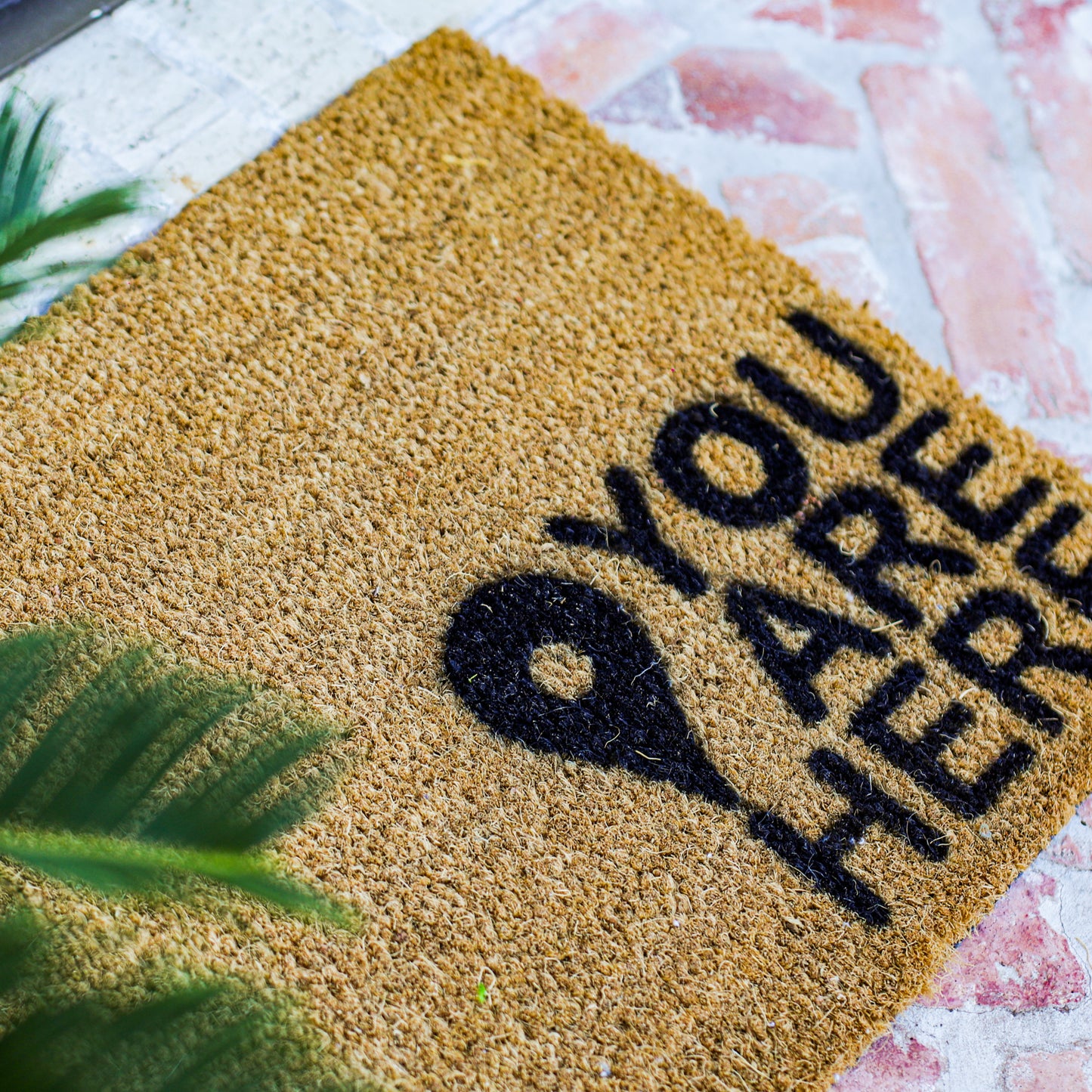 "You Are Here" Doormat