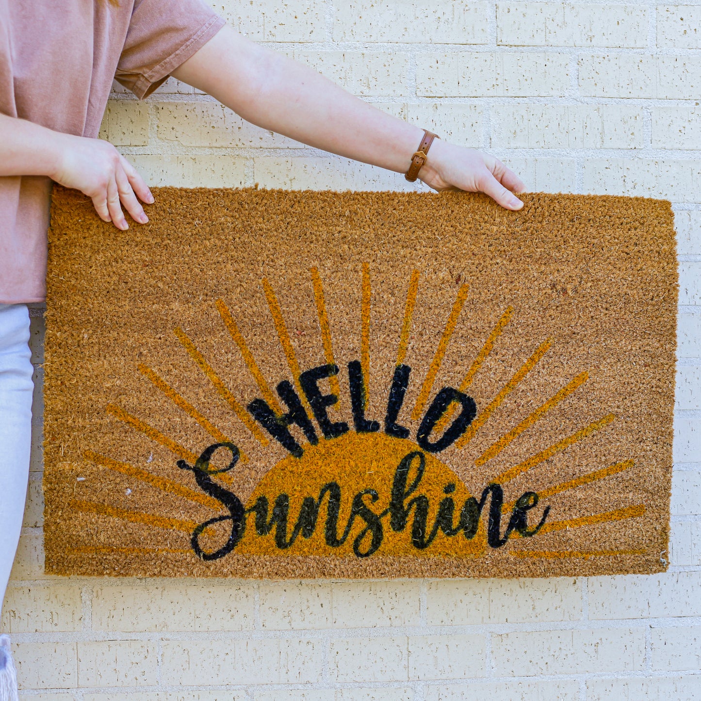 "Hello Sunshine" Doormat