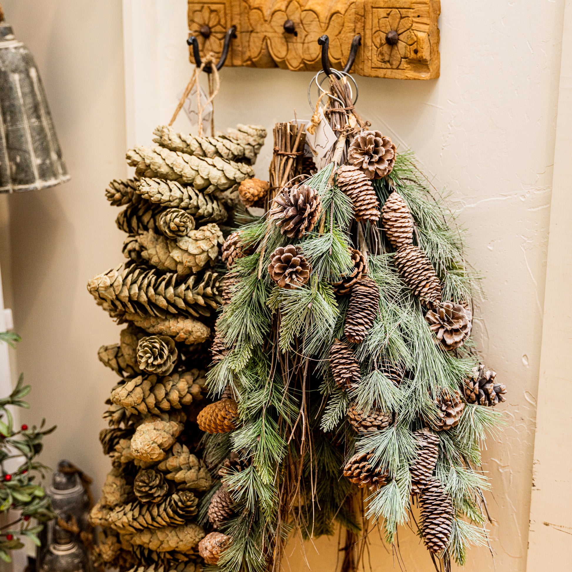 hanging evergreen plants Evergreen Hanging Spray
