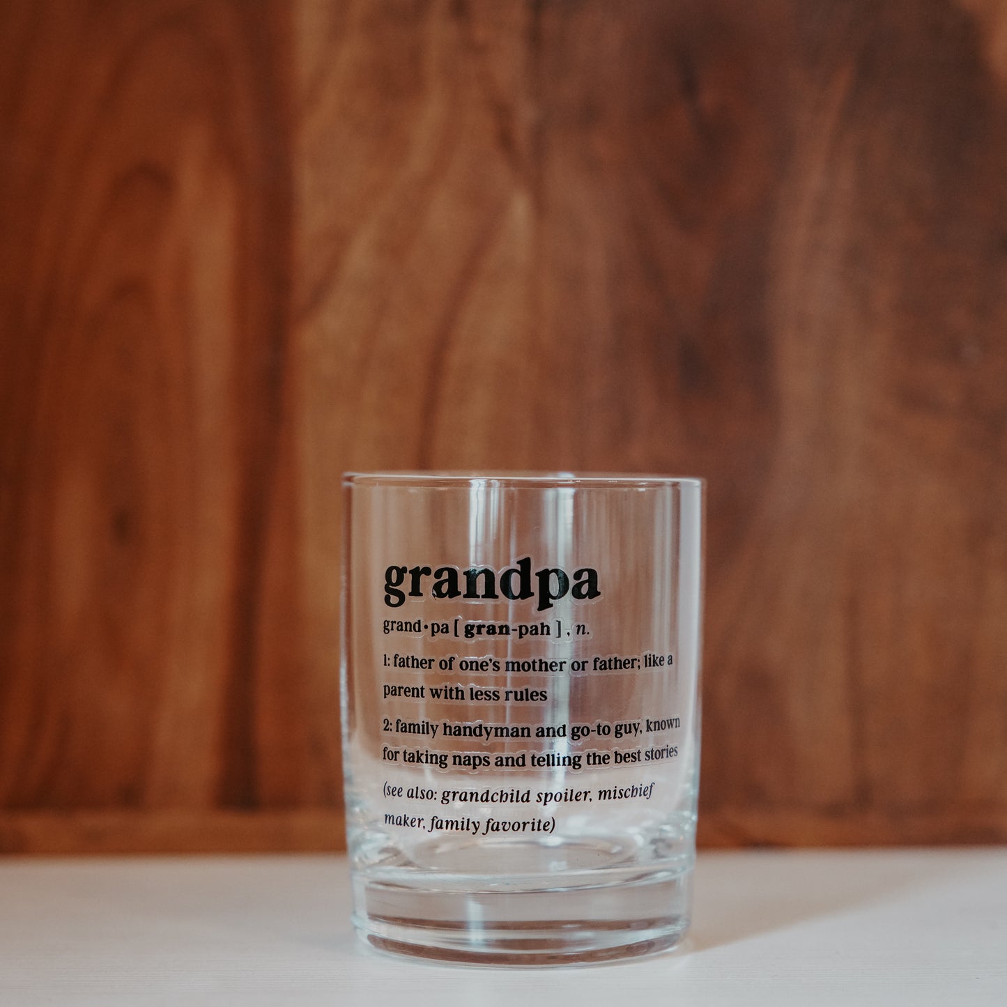 Grandpa Bourbon Glass