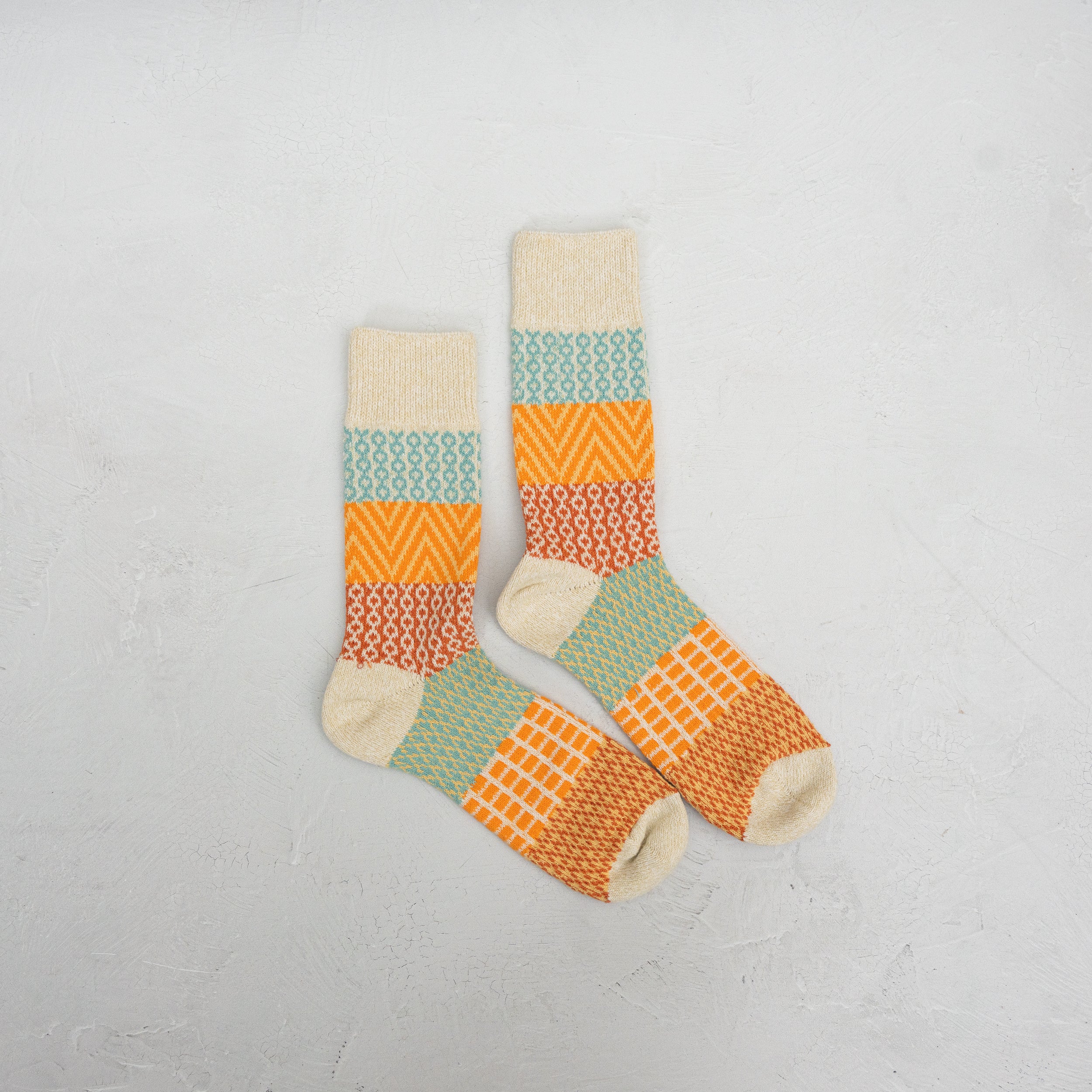 Sock T Gold Toned Patterns Striped Crew Socks – 80AcreMarket.com