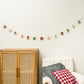 "Happy Holidays" Wool Disc Letters Garland