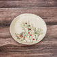 Holiday Debossed Stoneware Plate