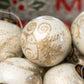 Holiday Mercury Glass Ball Ornament