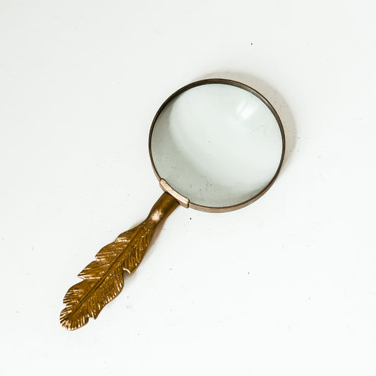 Magnifying Glass with Feather Handle