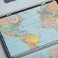 World Map Sticky Notes
