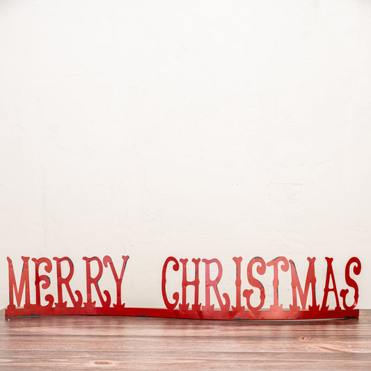 "Merry Christmas" Metal Tabletop Letters