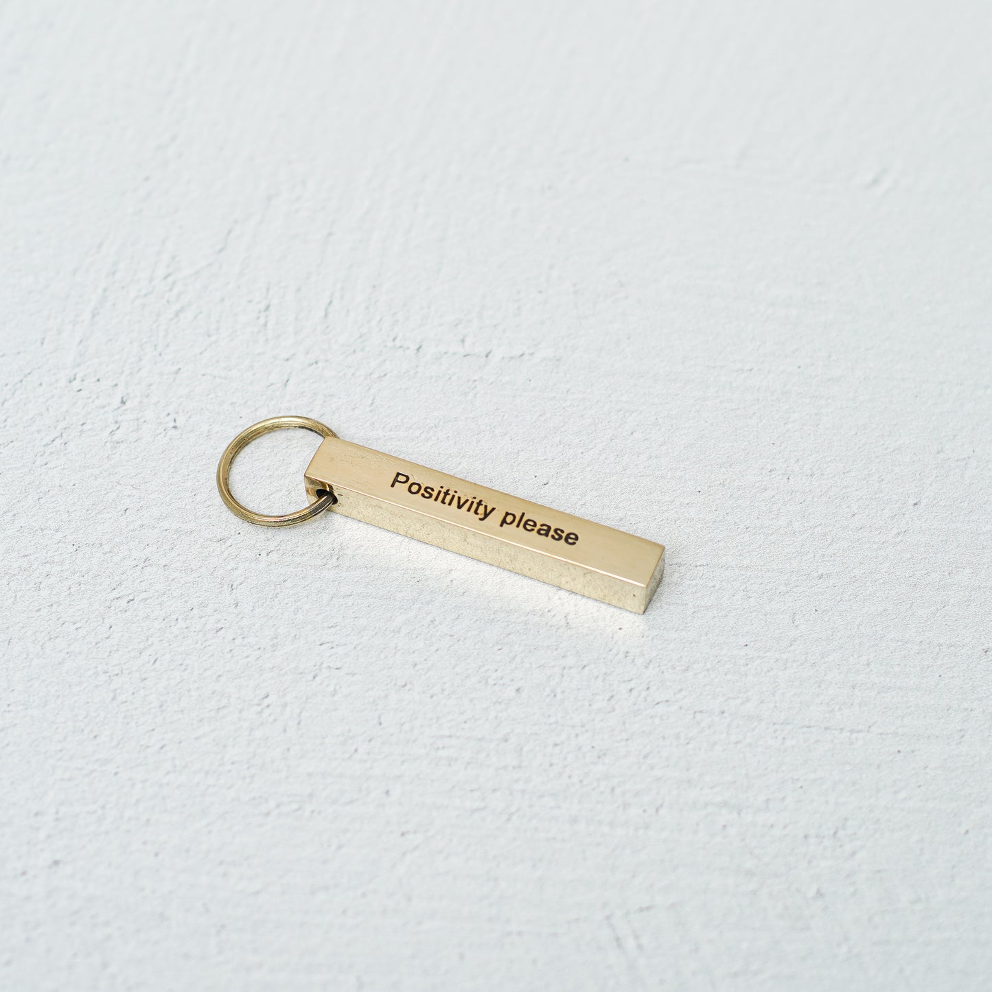 Metal Key Chain with Quote