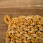 Square Crocheted Potholder - Speckled