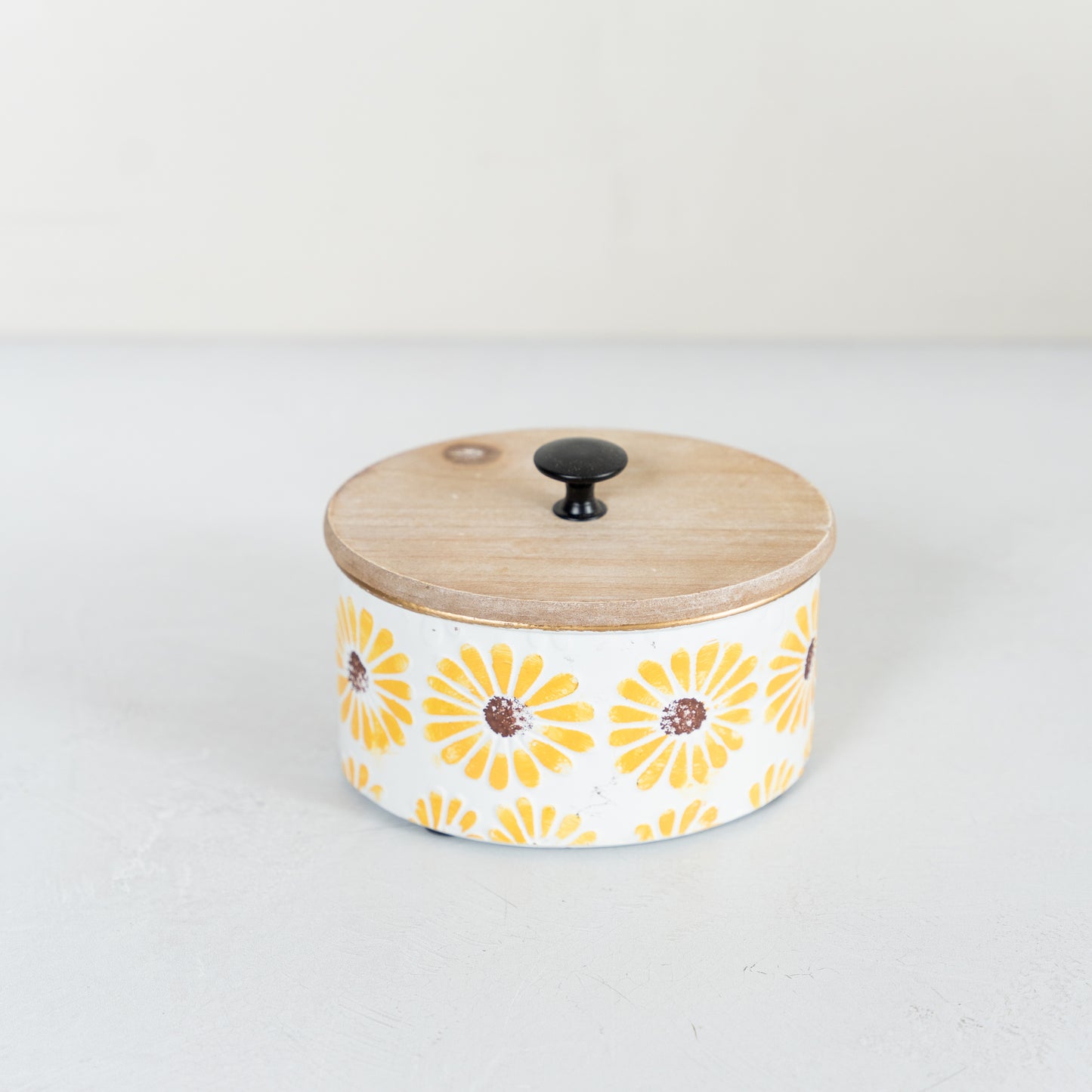 Painted Flower Canister, 4 Styles