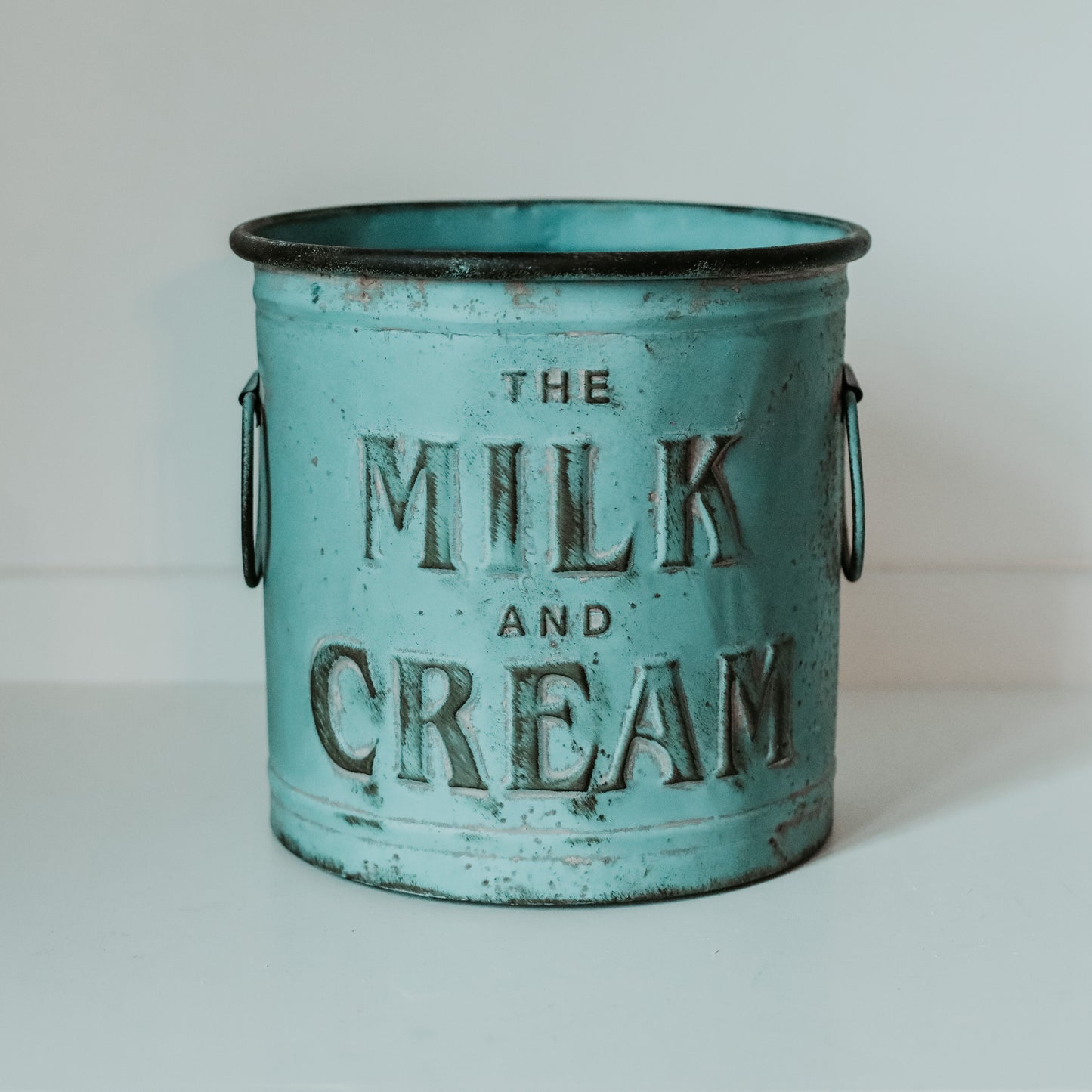 Milk & Cream Galvanized Containers