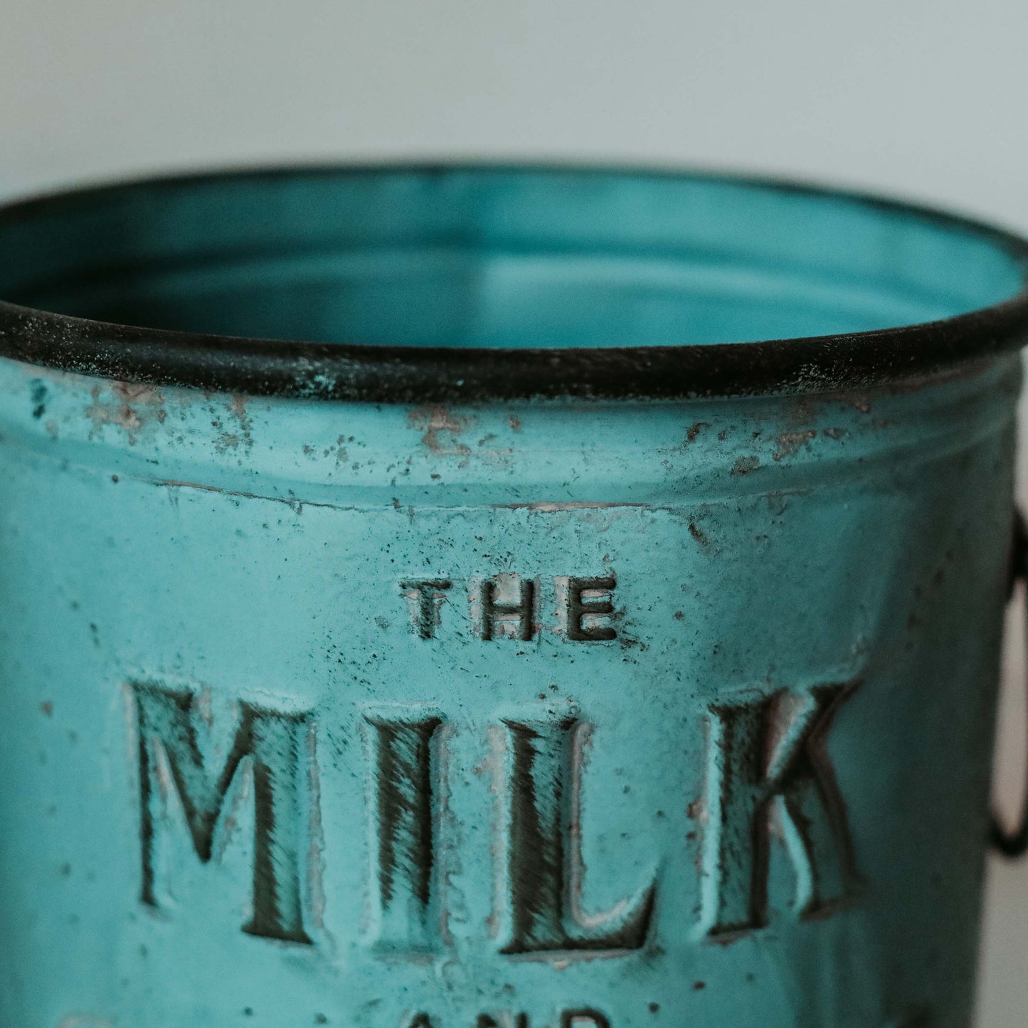 Milk & Cream Galvanized Containers