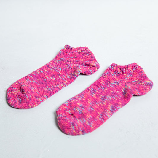 Pink Variegated Ankle Socks