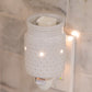 Wall Plug-In Fragrance Warmer - White Hobnail