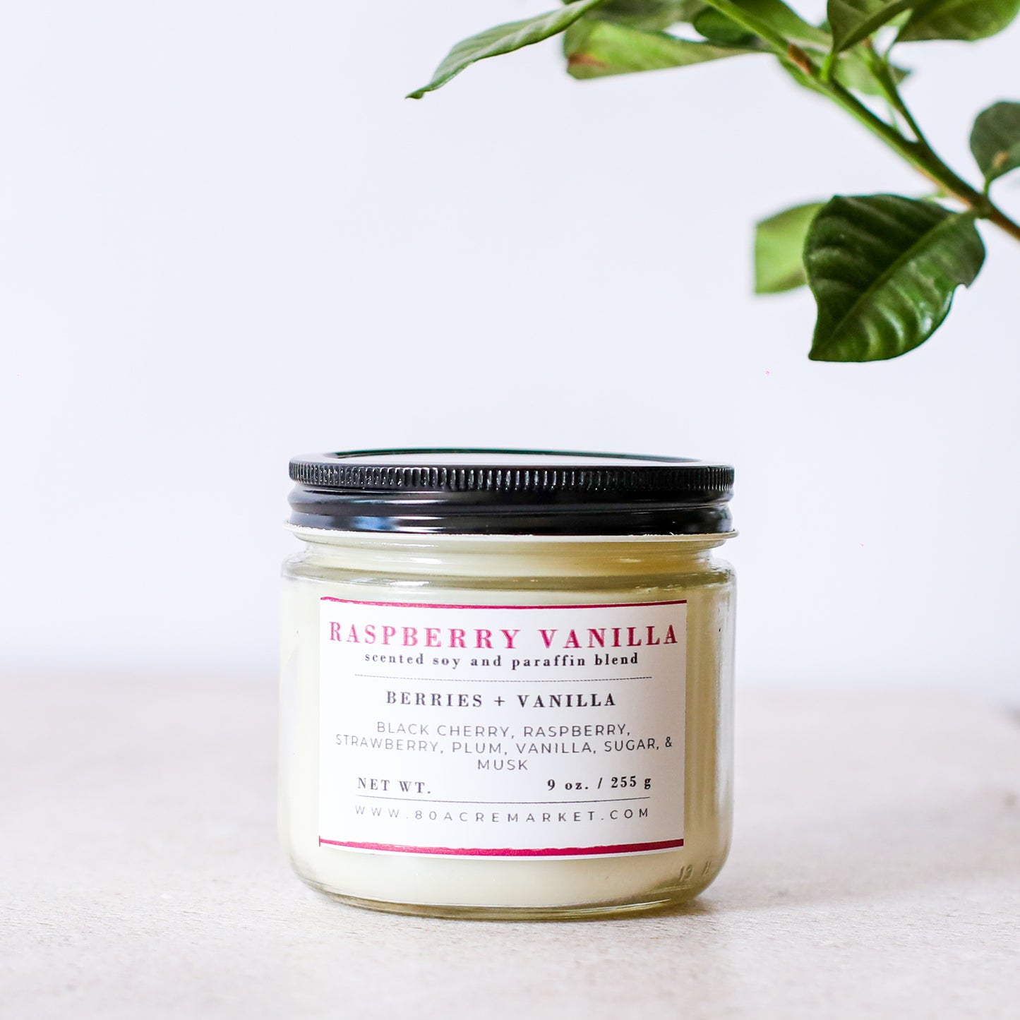 Raspberry Vanilla Candle