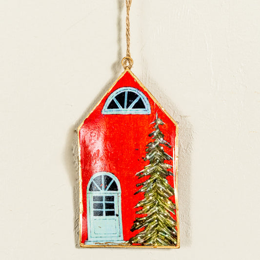 Red House Ornament