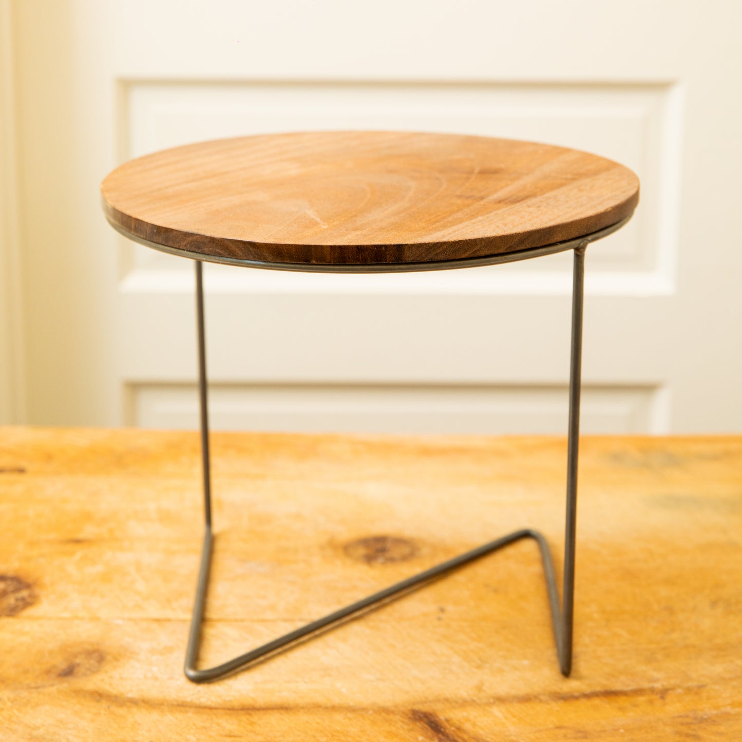 Round Risers with Wood Tops Set