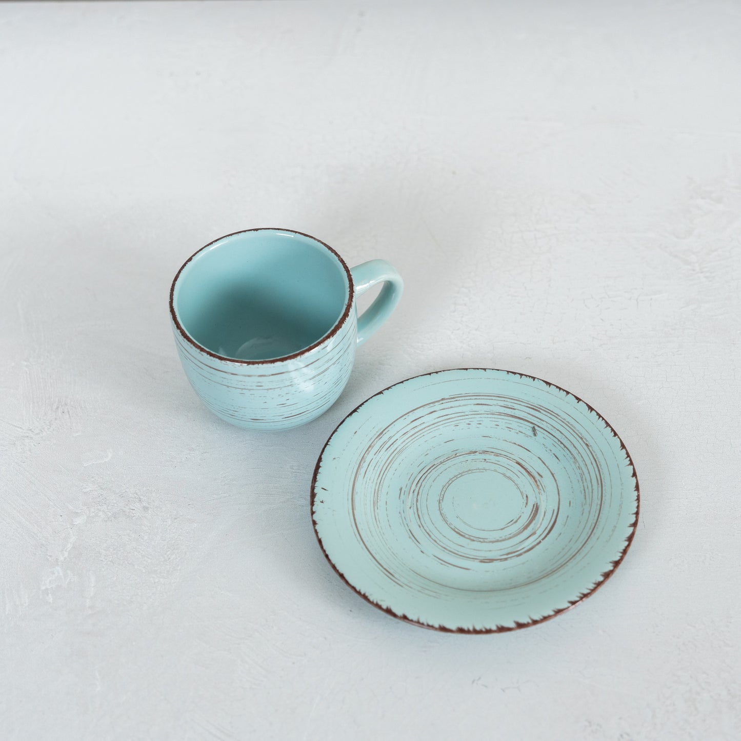 Rustic Flare Cup & Saucer Set