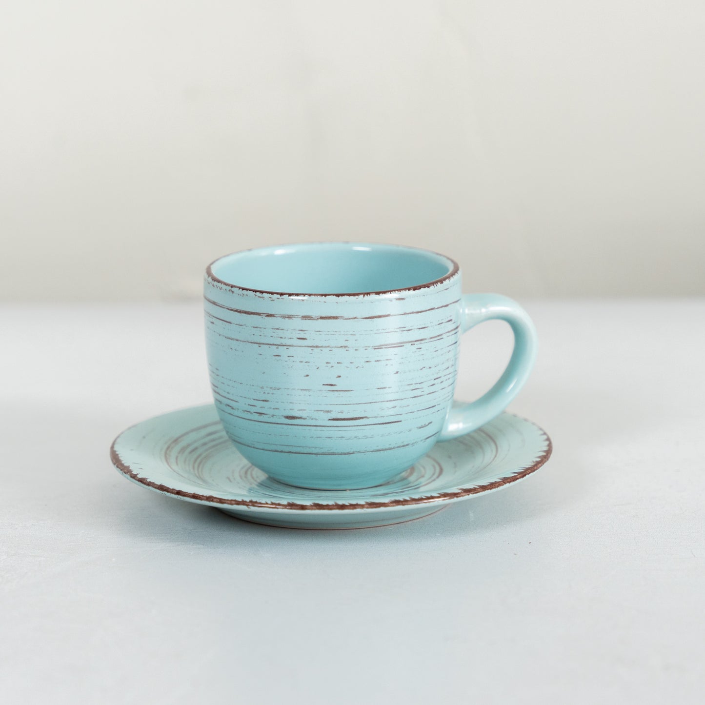 Rustic Flare Cup & Saucer Set