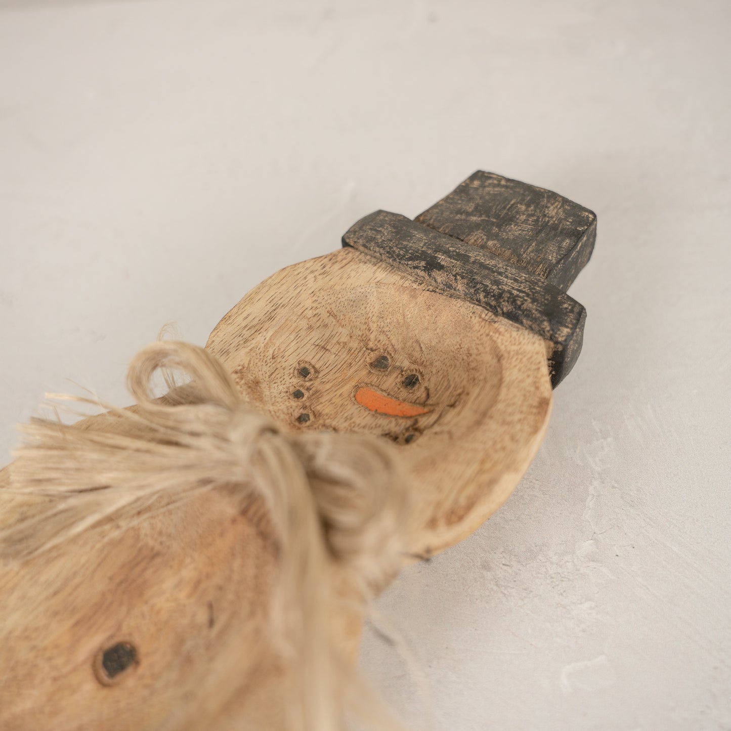 Snowman Mango Wood Tray