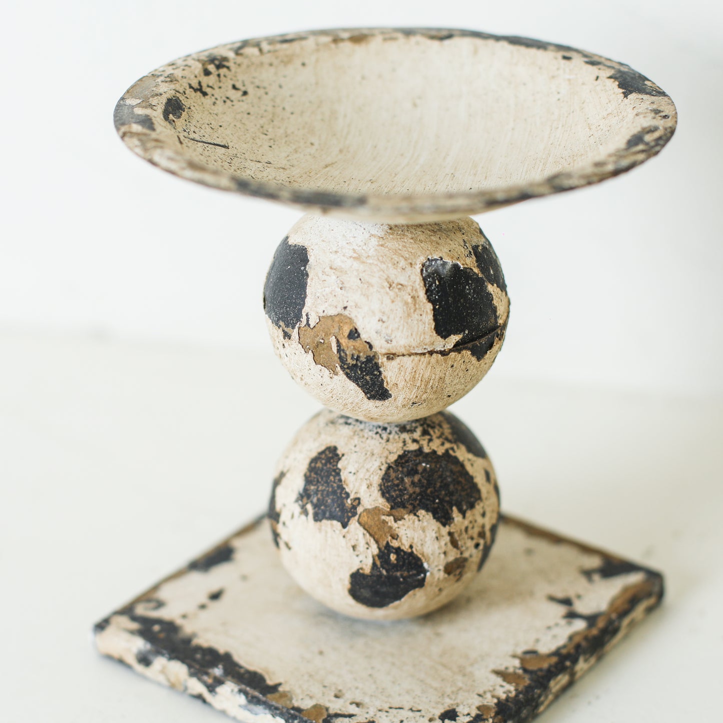 Rustic Sphere Candle Holders