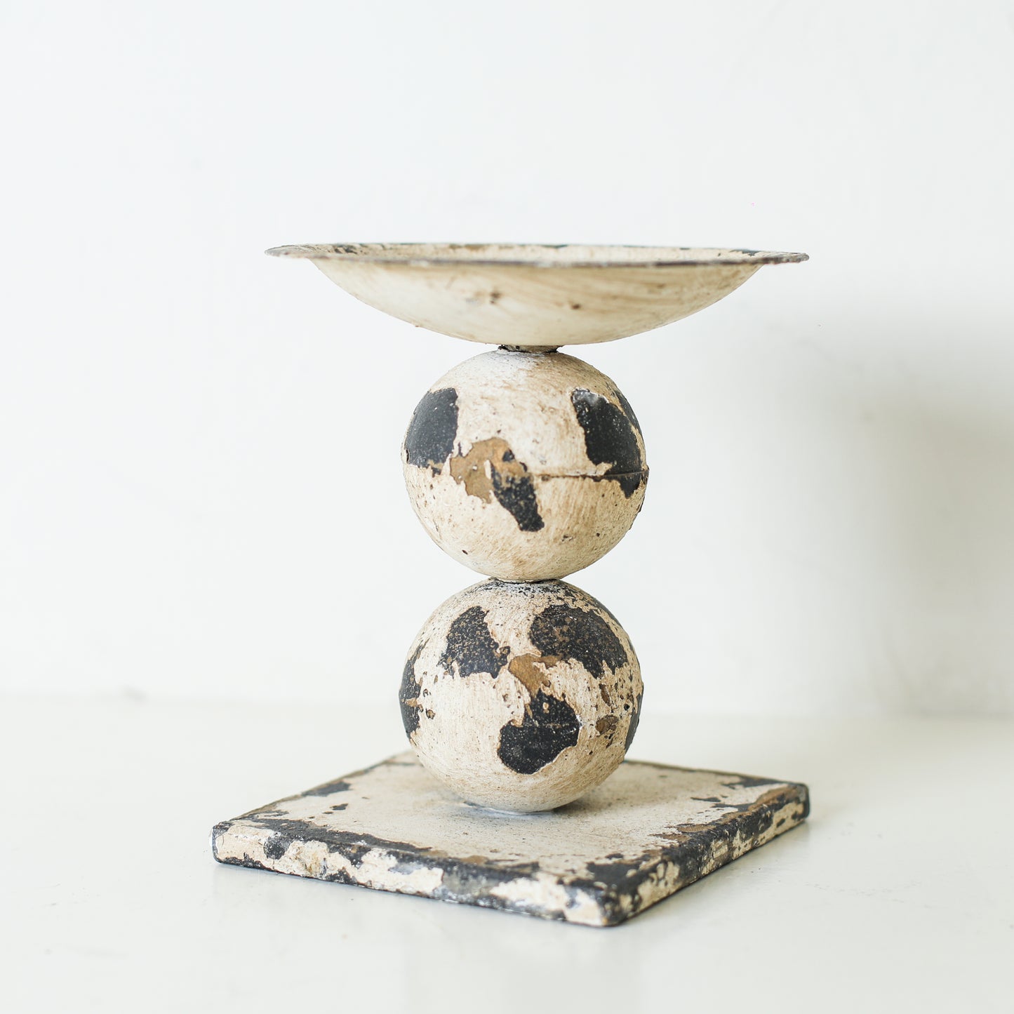Rustic Sphere Candle Holders