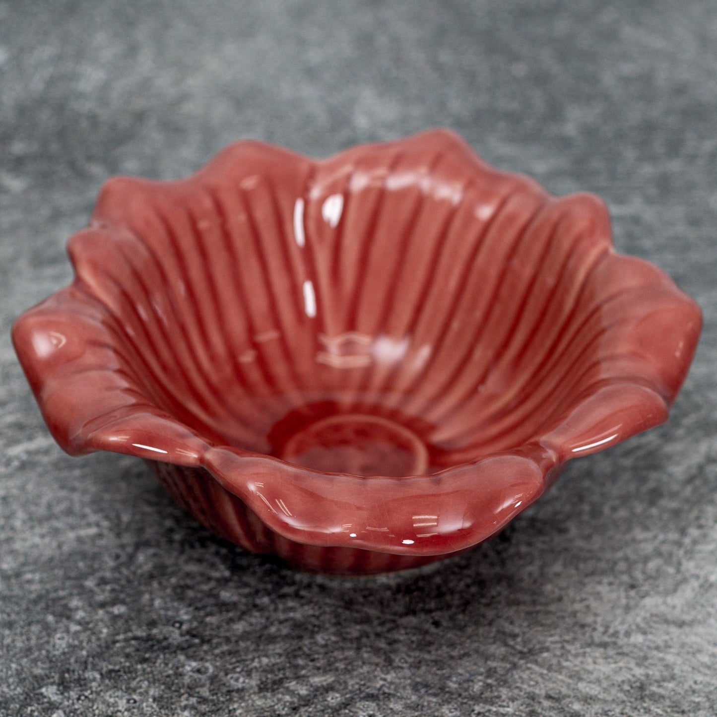 Stoneware Flower Bowl
