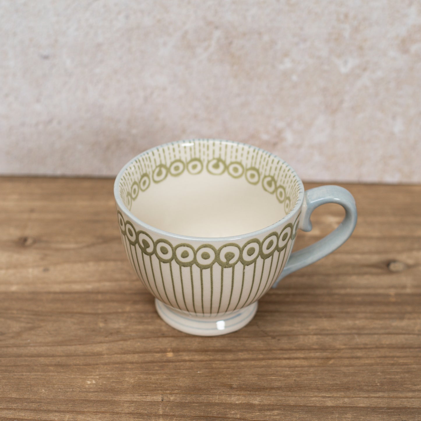 Stoneware Multi-Color Tea Cup