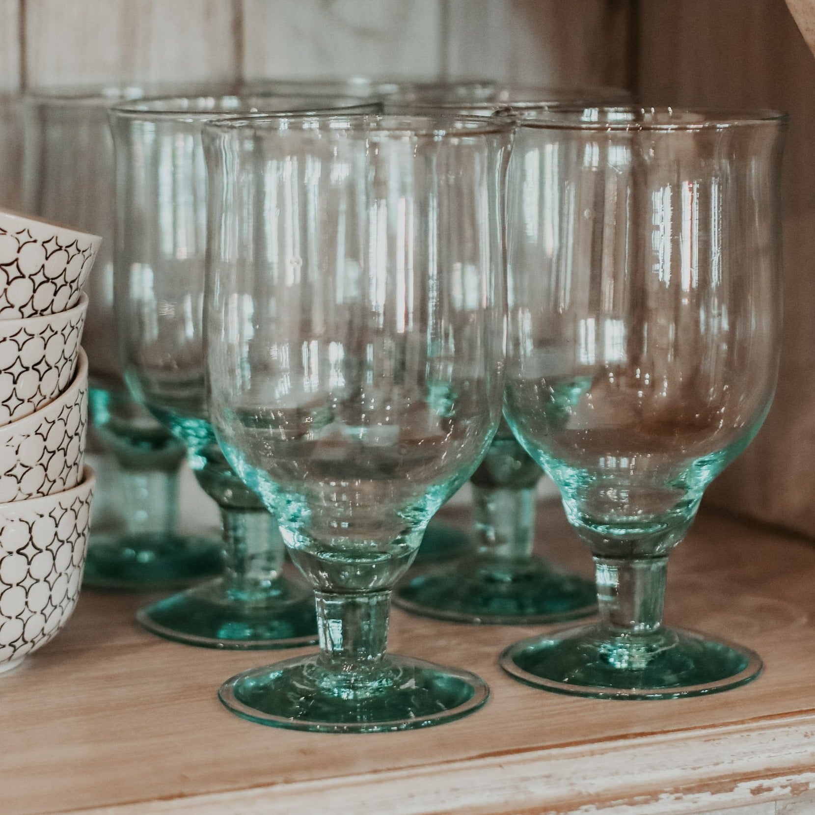 Hotsell Towle Mariella Optic Swirl Water Goblets