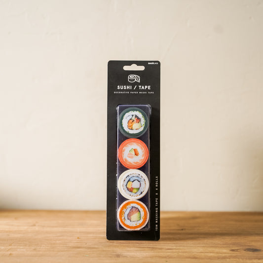 Sushi Pattern Washi Tape, Set of 4