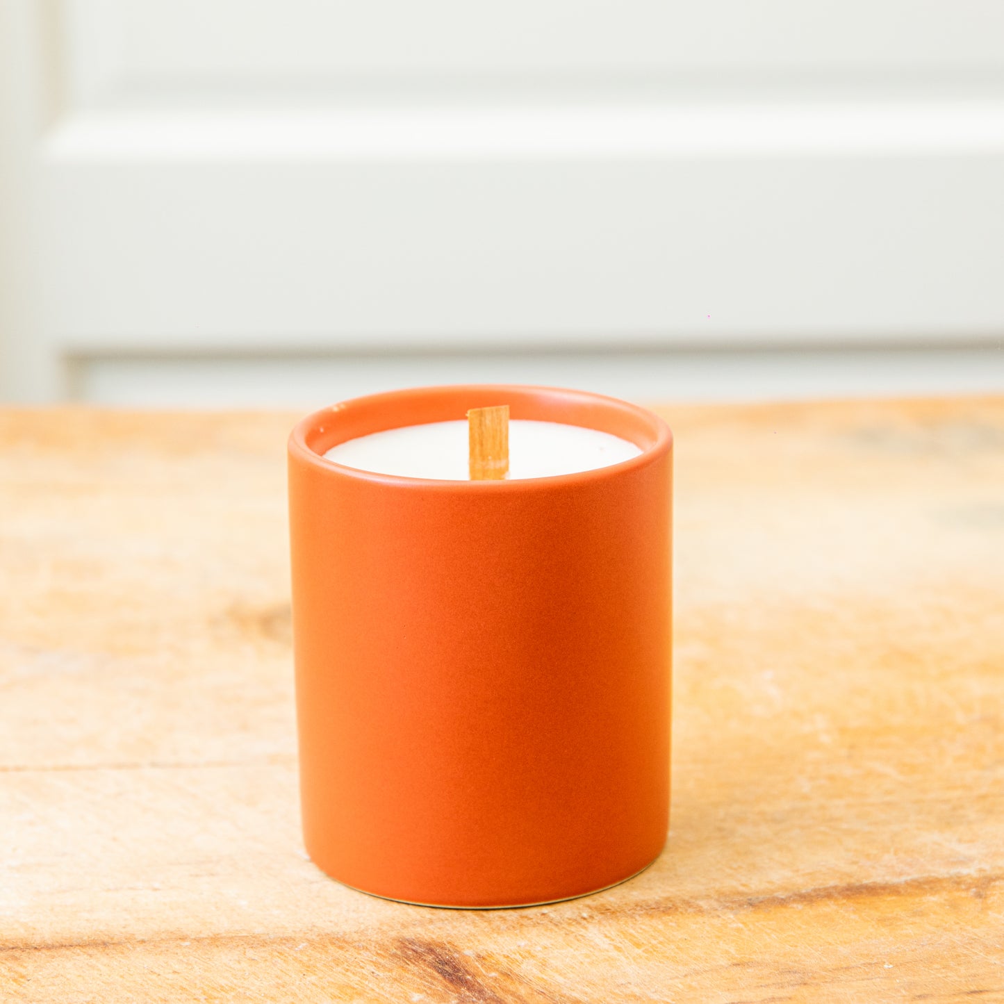 Sweet Pumpkin Pie Ceramic Tumbler Candle