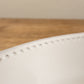 White Beaded Rim Oval Plate