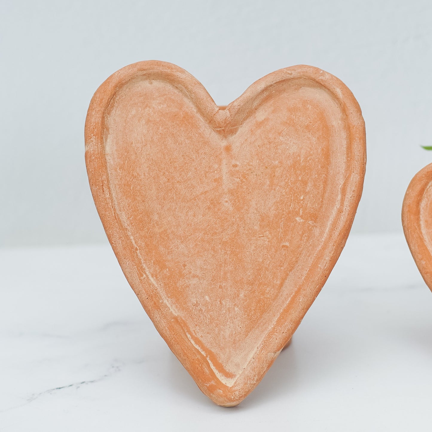 Terracotta Heart Vase