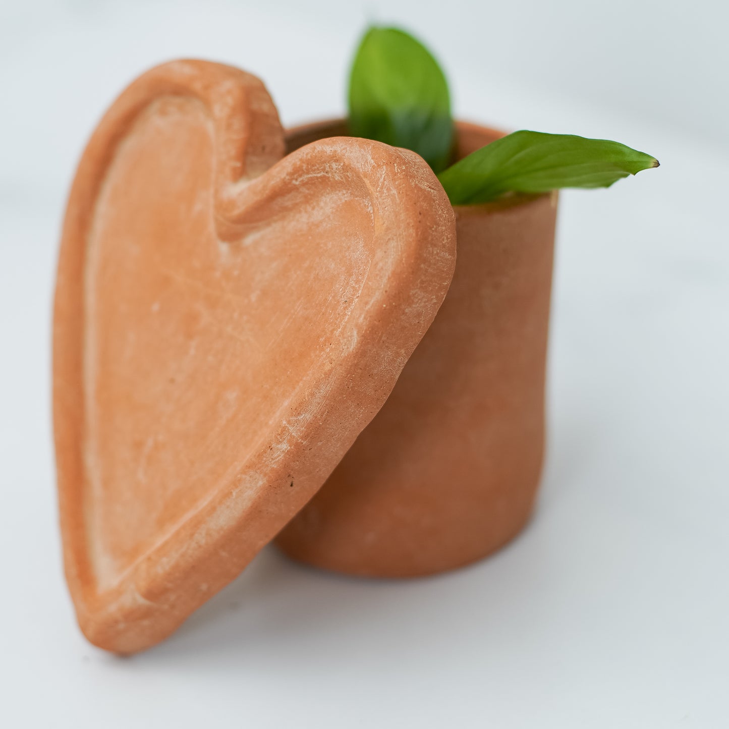 Terracotta Heart Vase