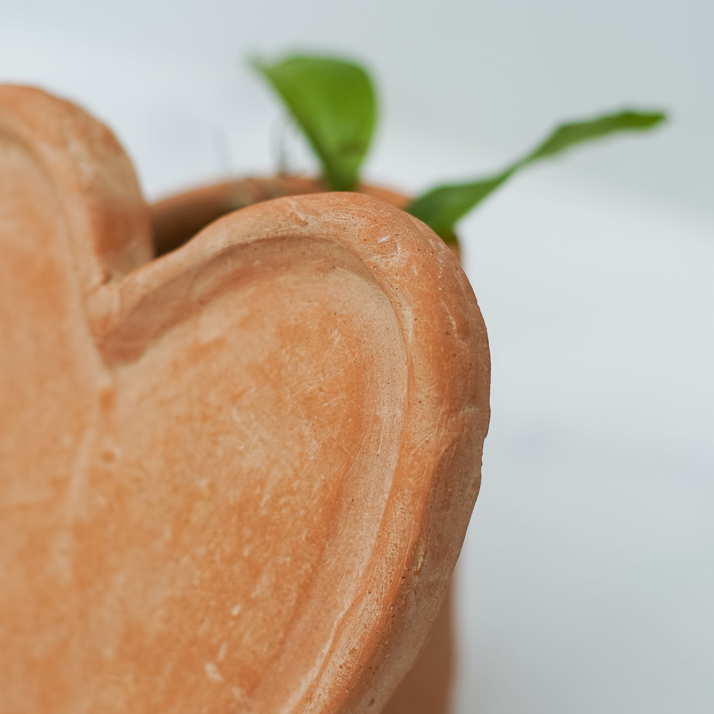 Terracotta Heart Vase