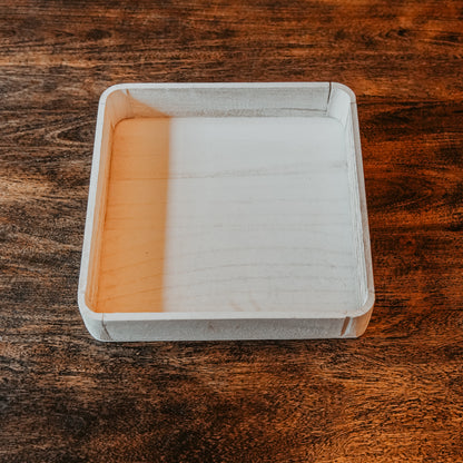 Square Wooden Tray