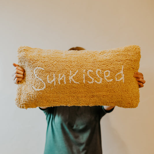 Sunkissed Punch Hook Lumbar Pillow