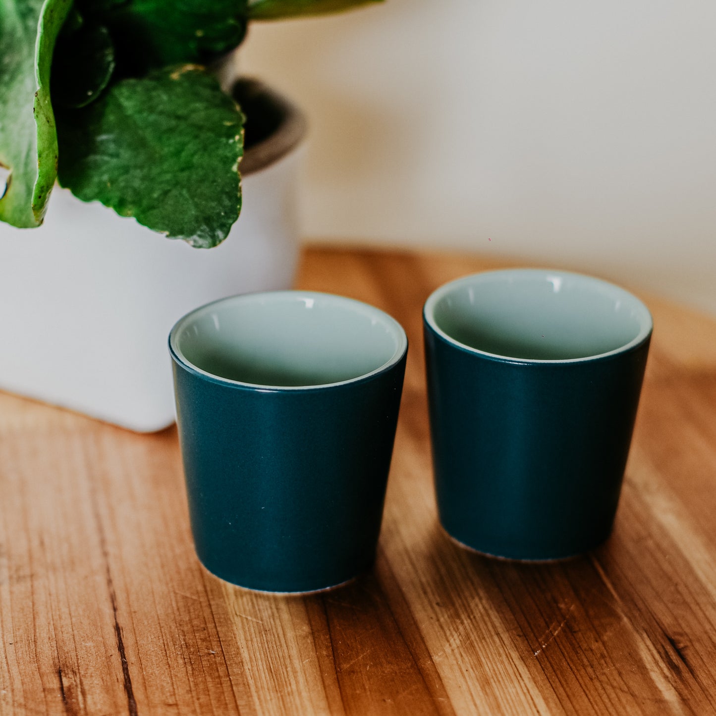 Espresso Ceramic Nesting Cups